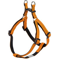 Produktbild von Nobby Hundegeschirr Soft Grip aus Nylon in Orange Größe XL für große Hunde mit Brustumfang 60-86 cm