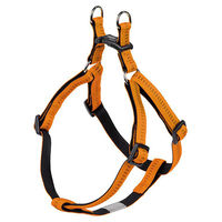 Produktbild von Nobby Hundegeschirr Soft Grip aus Nylon Orange S/M Brustumfang 40-56 cm