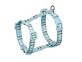 Produktbild von Nobby Hundegeschirr Tartan Blau Polyester für Welpen Brustumfang 20-35 cm