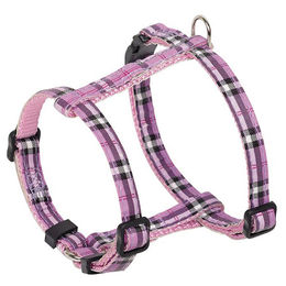Produktbild von Nobby Hundegeschirr Tartan Lila Polyester für Welpen und kleine Hunde