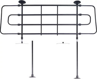 Nobby Hundegitter Auto-Schutzgitter mit 2 Befestigungsarten in Schwarz oder Silber – Bild 1 von 2