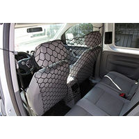 Produktbild von Nobby Hundegitter Auto-Schutznetz aus Nylon für große Rassen in Grau oder Schwarz 86x64 cm