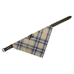 Produktbild von Nobby Hundehalsband aus Leder mit Bandana Braun XS 35 cm