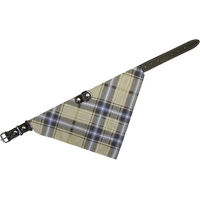 Produktbild von Nobby Hundehalsband aus Leder mit Bandana in Braun 45 cm