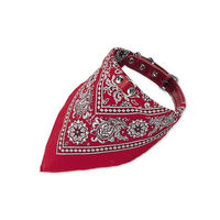 Produktbild von Nobby Hundehalsband aus Leder mit Bandana Rot Größe L 60 cm - 60 cm