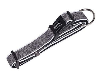 Nobby Hundehalsband Cayo Grau Nylon Größe L 30-45 cm – Bild 1 von 3