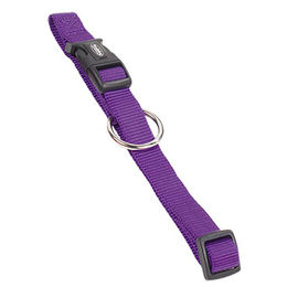 Produktbild von Nobby Hundehalsband Classic aus Nylon in Lila mit verstellbarer Länge von 20-35 cm