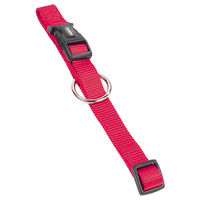 Produktbild von Nobby Hundehalsband Classic Mini aus Nylon in Rot mit einer Verstellmöglichkeit von 13-20 cm
