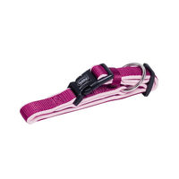 Produktbild von Nobby Hundehalsband Classic Preno aus Nylon in Rosa/Rot Grösse L 20-30 cm