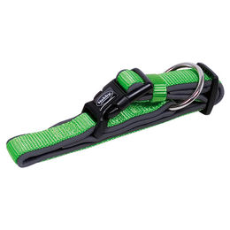 Nobby Hundehalsband Classic Preno aus Nylon Neongrün Grau 30-45 cm – Bild 1 von 2