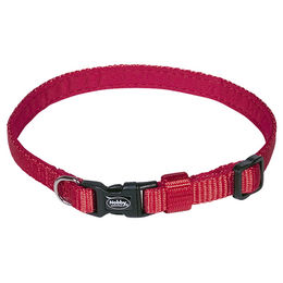 Nobby Hundehalsband Classic Preno Mini aus Nylon für Welpen in Rot mit 13-20 cm Verstellmöglichkeit – Bild 1 von 3