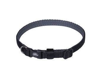 Nobby Hundehalsband Classic Preno Mini für Welpen Schwarz Nylon L 20-35 cm – Bild 1 von 3