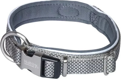 Nobby Hundehalsband Classic Preno Royal Grau aus Nylon Grösse L 45-55 cm – Bild 1 von 3