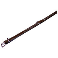 Produktbild von Nobby Hundehalsband Crystal aus Kunstleder braun/schwarz 47 cm