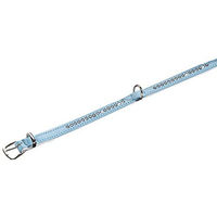 Produktbild von Nobby Hundehalsband Crystal aus Kunstleder hellblau/weiß 32 cm - 1 Stk.