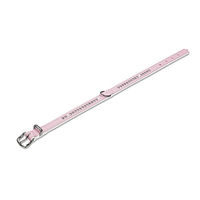 Produktbild von Nobby Hundehalsband Crystal einreihig aus Kunstleder rosa/weiß 27 cm