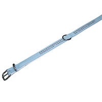 Produktbild von Nobby Hundehalsband Crystal zweireihig aus Kunstleder blau weiß 47 cm - 1 Stk.