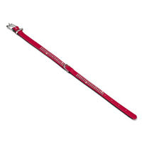 Produktbild von Nobby Hundehalsband Crystal zweireihig aus Kunstleder rot schwarz 37 cm
