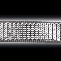 Produktbild von Nobby Hundehalsband Full Reflect aus Nylon in Grau Größe M-L mit Reflektoren