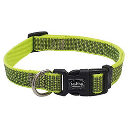 Nobby Hundehalsband Full Reflect Gelb Nylon Größe M-L – Bild 1 von 2