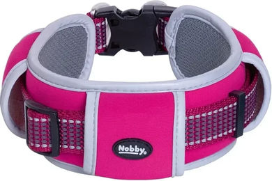 Nobby Hundehalsband Kalea Himbeere Rosa Nylon Größe L 50-85 cm – Bild 1 von 3