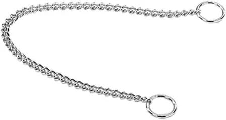 Produktbild von Nobby Hundehalsband Kette aus Metall silber XS