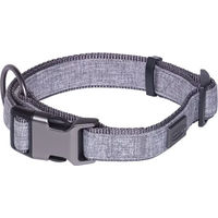 Produktbild von Nobby Hundehalsband Linen Deluxe Grau 45-65 cm - 1 Stk.