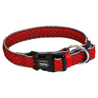 Produktbild von Nobby Hundehalsband Mesh Air Nylon Rot Größe L-XL 32 mm 50-65 cm