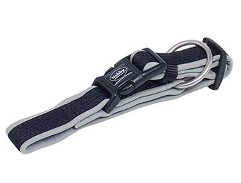Nobby Hundehalsband Mesh Preno Neopren Grau Größe L – Bild 1 von 4