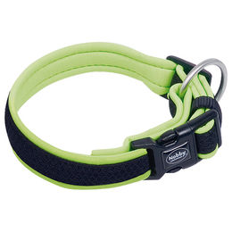 Nobby Hundehalsband Mesh Preno Neopren Neongelb Grösse L 20-30 cm – Bild 1 von 4
