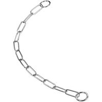 Produktbild von Nobby Hundehalsband Metall Kette mit großen Maschen Silber S/M