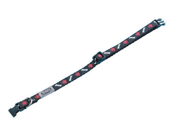 Produktbild von Nobby Hundehalsband Mini für Welpen aus Nylon Schwarz L 20-35 cm