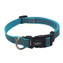 Nobby Hundehalsband Mini Reflektierend Blau Türkis Größe XS – Bild 1 von 2