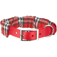 Produktbild von Nobby Hundehalsband mit Bandana aus Baumwolle Rot Größe L 42 cm