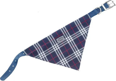 Nobby Hundehalsband mit Bandana aus Nylon in Blau Größe L 57 cm - 1 Stk. – Bild 1 von 2
