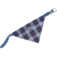 Produktbild von Nobby Hundehalsband mit Bandana aus Nylon in Blau Größe L 57 cm - 1 Stk.