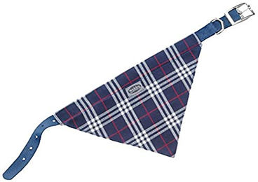 Produktbild von Nobby Hundehalsband mit Bandana aus Nylon in Blau Größe L