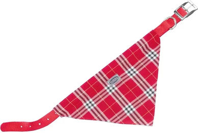 Nobby Hundehalsband mit Bandana aus Nylon in Rot Grösse L 57 cm – Bild 1 von 2