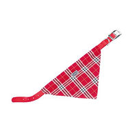 Produktbild von Nobby Hundehalsband mit Baumwoll-Halstuch in Rot Größe L 35 cm