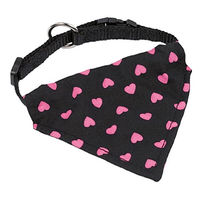 Produktbild von Nobby Hundehalsband mit Tuch Rosa Nylon Größe L 20-30 cm