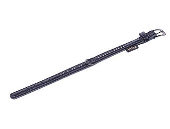 Produktbild von Nobby Hundehalsband Pacific Deluxe aus Leder Grau Größe L - 1 Stk.