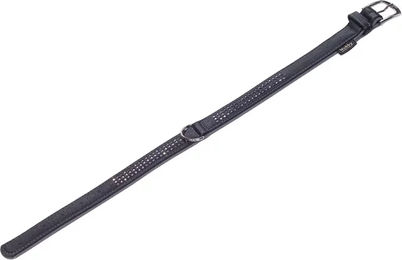 Produktbild von Nobby Hundehalsband Pacific Deluxe dreireihig aus Leder in Grau - 1 Stk.