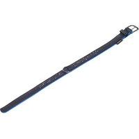 Produktbild von Nobby Hundehalsband Pacific Deluxe dreireihig aus Leder türkis Größe L - 1 Stk.