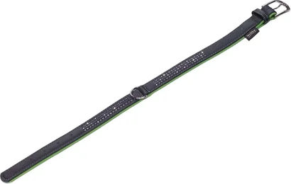 Produktbild von Nobby Hundehalsband Pacific Deluxe dreireihig Leder grün Größe L 60cm - 1 Stk.