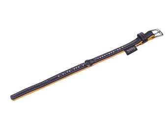 Produktbild von Nobby Hundehalsband Pacific Deluxe Leder orange Größe L 32cm - 1 Stk.