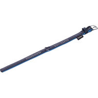 Produktbild von Nobby Hundehalsband Pacific Deluxe zweireihig aus Leder türkis Größe L 42cm