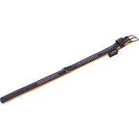 Produktbild von Nobby Hundehalsband Pacific Deluxe zweireihig Leder orange Größe L 47cm