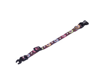 Produktbild von Nobby Hundehalsband Paw aus Nylon für Welpen und kleine Hunde Grösse L 13-20 cm