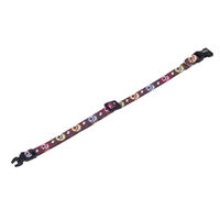 Produktbild von Nobby Hundehalsband Paw Nylon für Welpen und kleine Hunde Grösse L 20-35 cm