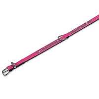 Produktbild von Nobby Hundehalsband Pet Crystal zweireihig aus Kunstleder Fuchsia Schwarz 42 cm